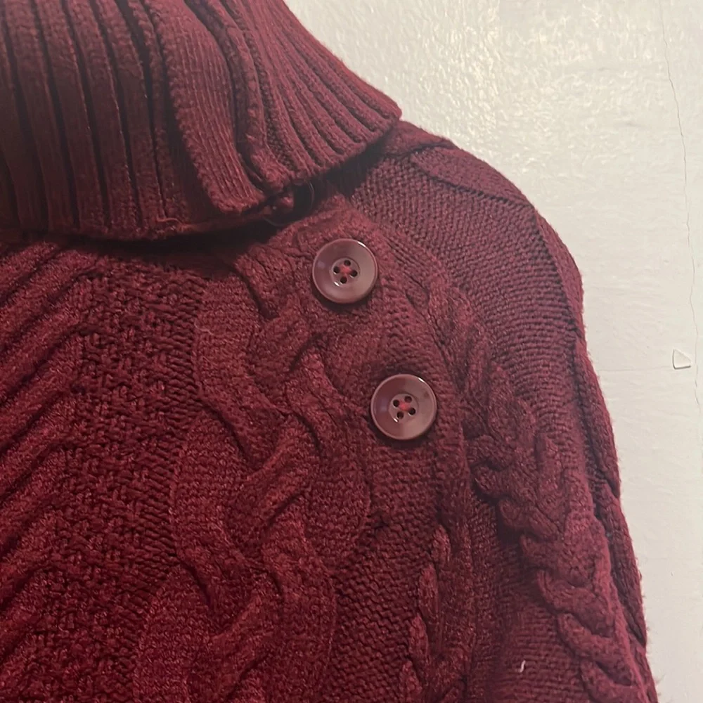 Blencot Burgundy size L sweater dress - Picture 3 of 5